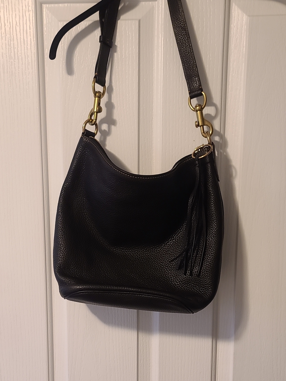 Coach Pebbled Leather Bucket Bag
